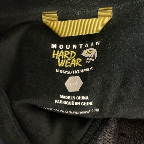 Mountain Hardwear Men's Dark Blue 1/2 Zip-Up Pullover Fleece Size Large Warm - Picture 7 of 8